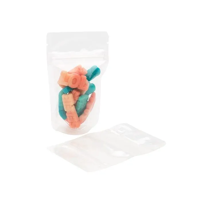 Stand Up Pouches Transparent 7.9x5.1x13cm laminated | 28 grams