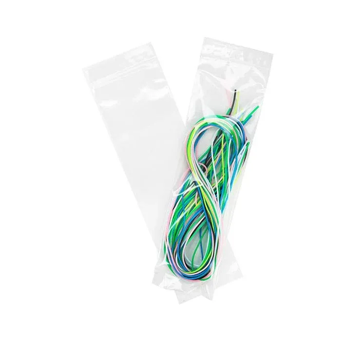 Grip Seal Bags 7.5x25.5cm Crystal Clear PP 50 micron